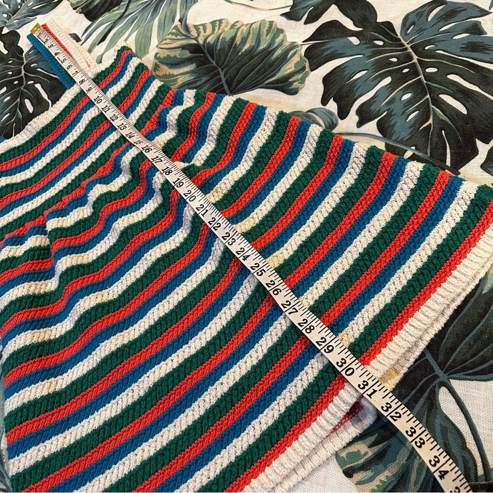 Zara Stripe Crochet Summer Mini Dress - Picture 11 of 12